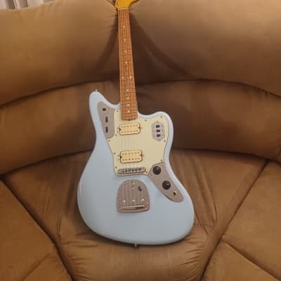 Fender Vintera '60s Jaguar Modified HH with Pau Ferro Fretboard 2019 - Present - Sonic Blue image 1