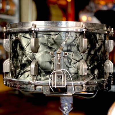 Leedy Broadway Snare Drum   - 14x6.5 - Black Diamond Pearl image 2