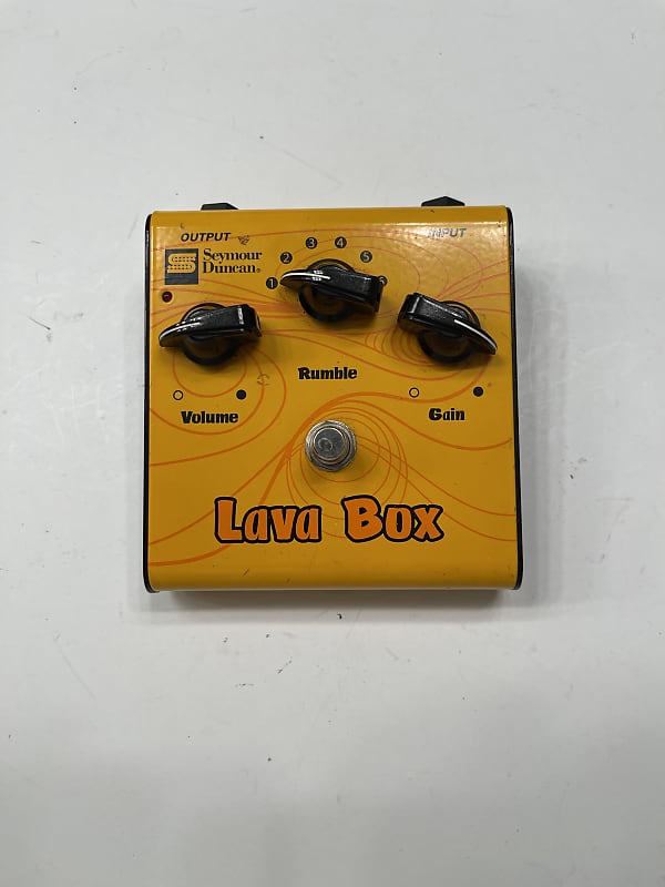 Seymour Duncan SFX-05 Lava Box Distortion Overdrive Rare Guitar Effect Pedal