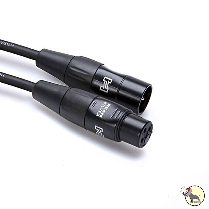 Mint Hosa HMIC-015 Pro Microphone Cable, REAN XLR3F to XLR3M, 15ft image 1