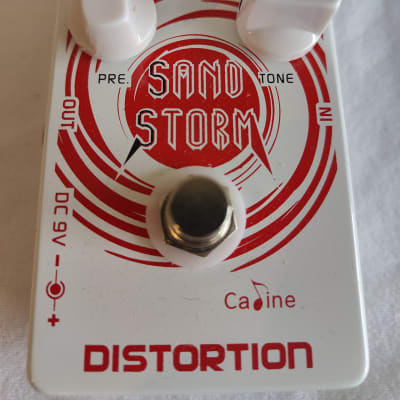 Caline CP-27 Sand Storm Distortion 2010s - White/Red