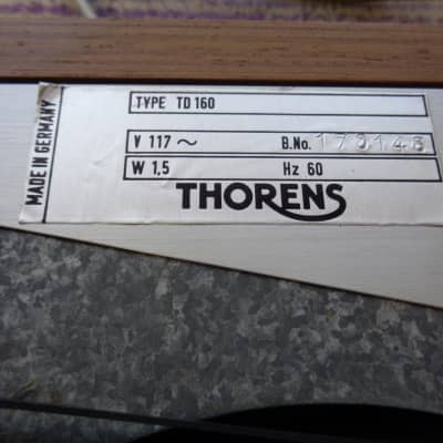 Thorens TD-160 Turntable w/Original Box  Collector Grade image 3