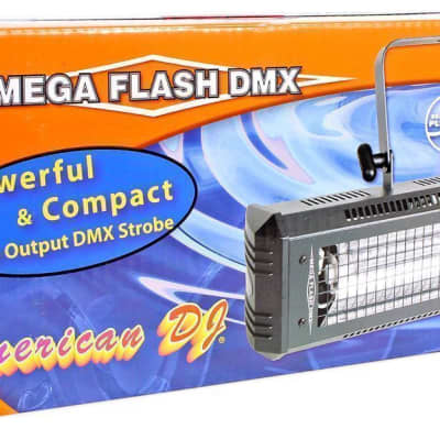American DJ Mega Flash DMX 800w Compact DMX Strobe Light+Sound Sensor+Wash Light image 5