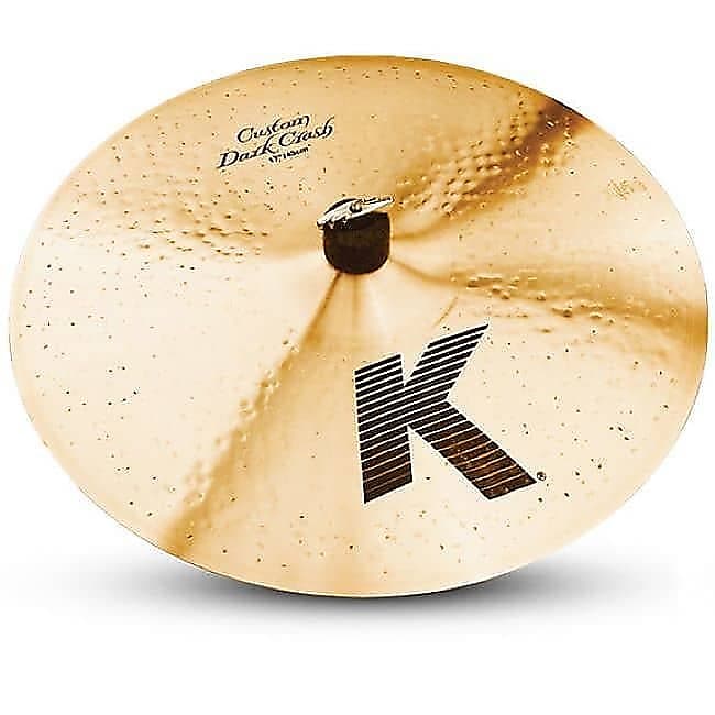 Zildjian K0952 17" K Custom Dark Crash Cymbal w/ Video Link image 1