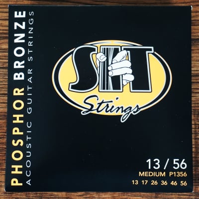 SIT Strings P1356 Medium Phosphor Bronze Acoustic Guitar Strings 3 Pack image 2