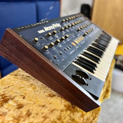 Korg Mono/Poly MP-4 analog synthesizer c 1981 Blue original vintage MIJ Japan synth RG image 1