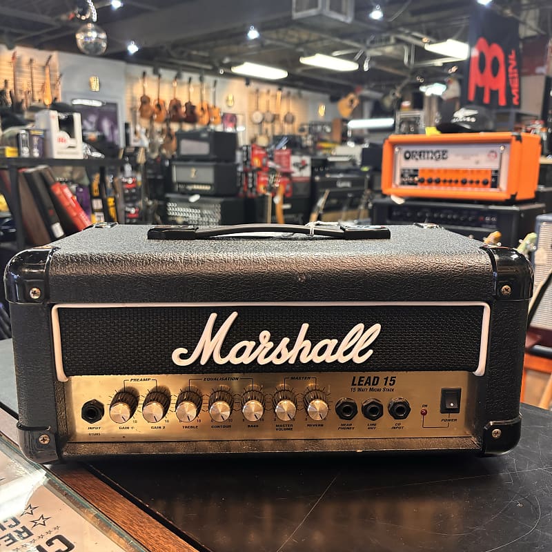 Marshall Lead 15 micro stack head 1996 Reverb