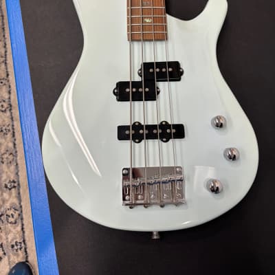 Mitchell MB100 Short Scale Bass - Powder Blue for sale