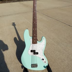 Fender MARK HOPPUS JAZZ BASS 2002 Surf Green Reverb