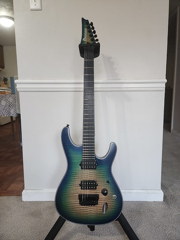 Ibanez Six6FDFM - Gorgeous Blue Space Burst+Gator Case. | Reverb