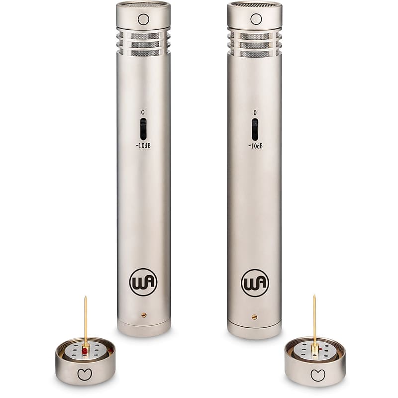 Warm Audio WA-84 Omni Small Diaphragm Cardioid Condenser Microphone Stereo Pair with Omnidirectional Capsules image 1