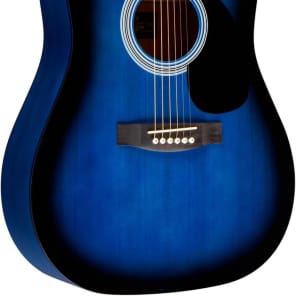 Rogue RA100D BL Dreadnought Blue Burst Reverb