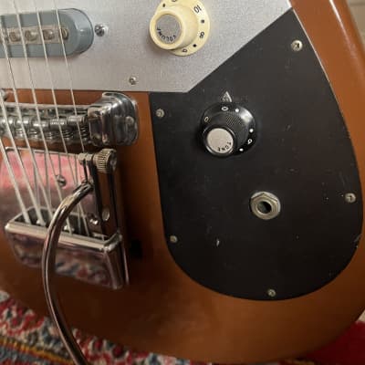 Teisco bassⅥ ブラウン Rare Teisco TB-64 / YB-6 Bass VI 1965 Metallic Brown | Reverb