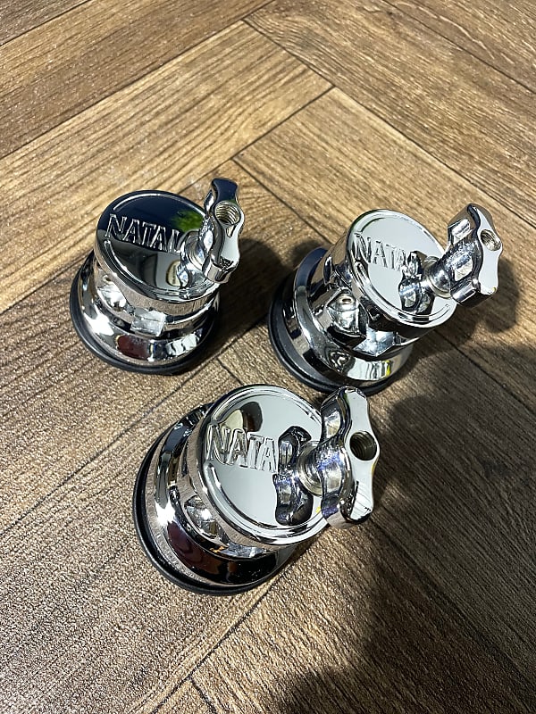 Natal Floor Tom Drum Leg Holders Hardware Mounts x3 KG46 Reverb UK