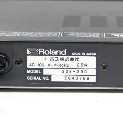 Roland SDE-330 Dimensional Space Delay Digital Delay Effect Processor Rackmount image 5
