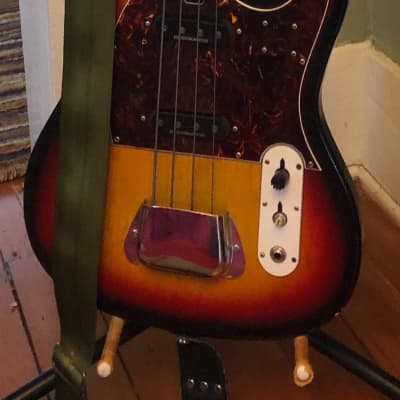 Hohner Rare'78 Hohner Tele Telecaster Vintage Sunburst Bass Guitar image 8