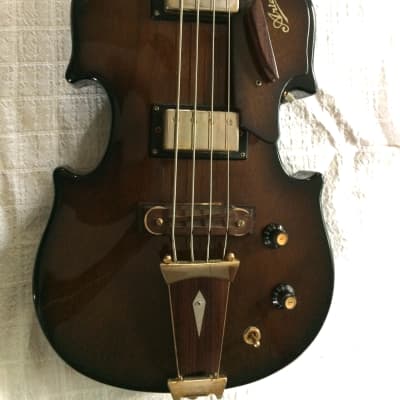 Aria 1420 scroll top violin bass all original complete Reverb