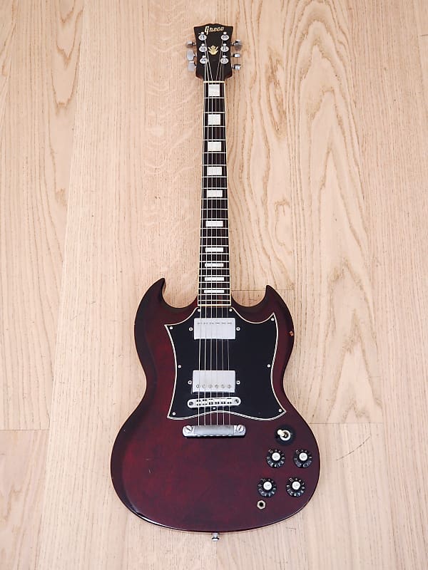 1973 Greco SG-600 Vintage Electric Guitar Cherry Set Neck
