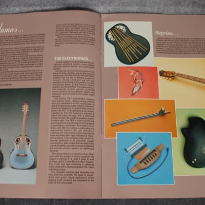 Ovation Adamas and Ovation Brochures, Specifications, Price List 1982, 1984, 1986 image 8