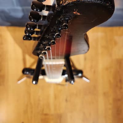 MIJ Teisco 3 Pick Up Electric Guitar Red Burst #1 New Frets image 5