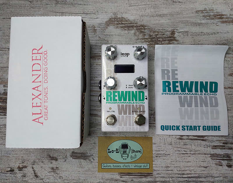 Alexander Pedals Rewind Leap Series Programmable Echo | Reverb