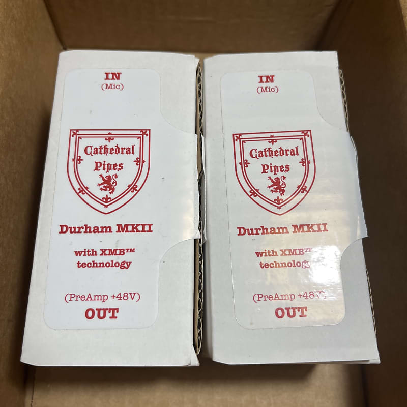 2 x Cathedral Pipes The Durham MKII Mic Booster Preamps Reverb