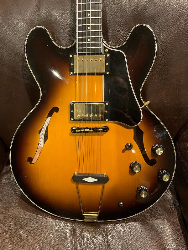 Seventy Seven Exrubato Jazz 2015 Three tone sunburst Hollowbody Slimline