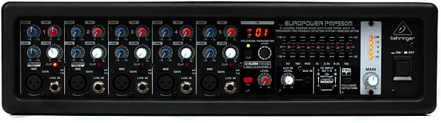Behringer Europower PMP550M 5-channel 500W Powered Mixer image 1
