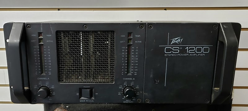 【PEAVEY】CS-1200 ステレオパワーアンプ PEAVEY】CS-1200 ステレオパワーアンプ Peavey CS-1200x Amplifier