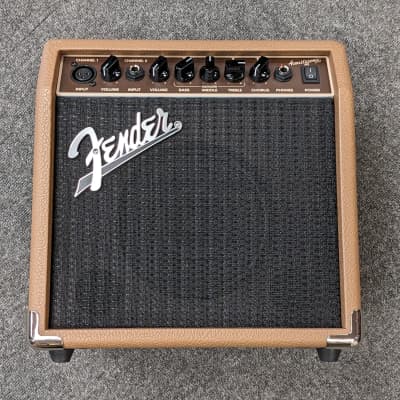 Fender Acoustasonic 15 2-Channel 15-Watt 1x6 Acoustic Guitar Amp | Reverb