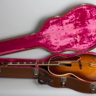 Epiphone  Emperor Concert Arch Top Acoustic Guitar (1949), ser. #58825, original brown hard shell case. image 10