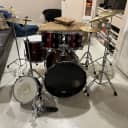 Tama IE52C-BWW Imperialstar 10/12/16/22/5x14" Drum Set with Meinl HCS Cymbals and Hardware (Extras!)