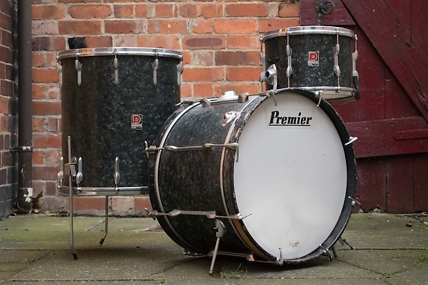 Premier vintage drums top
