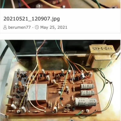 Shin-Ei Uni-Vibe Trafo 02-1-05, 110v model [SOLD UNTESTED ”AS IS”] 1974-1976 image 7
