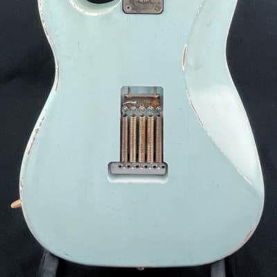 Custom/Hybrid Stratocaster, Relic, Daphne Blue image 10