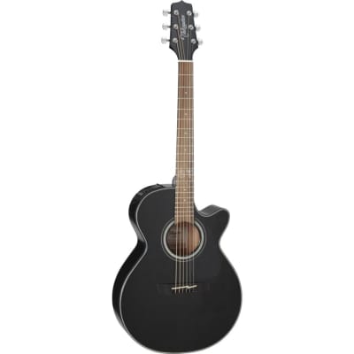 Takamine GF30CE-BLK FXC Grand Concert Acoustic Electric, Black image 1