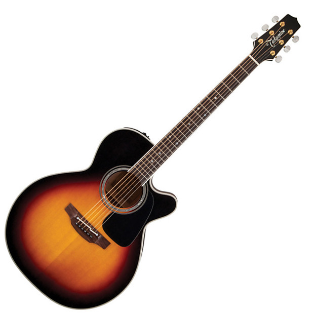 Takamine P6NC BSB Pro Series 6 NEX Cutaway Acoustic/Electric Guitar Brown Sunburst Gloss image 1