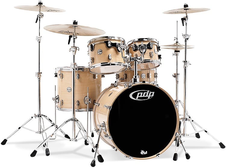 PDP Concept Maple Shell Pack - 5-piece - Natural Lacquer image 1