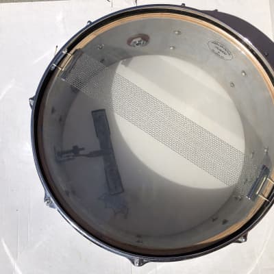 Gorgeous Gretsch Round Badge 8-Lug Snare Drum 1950s - Black Diamond Pearl image 9