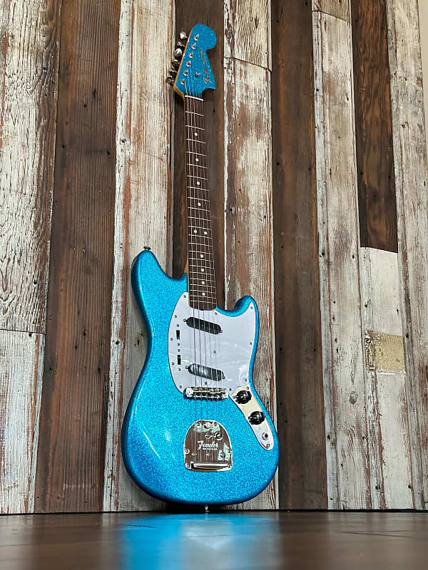 Fender Mustang Bilinda Butcher Custom Sparkle Build | Reverb