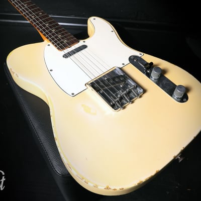 1967 Fender Telecaster with Rosewood Fretboard  Olympic White image 12