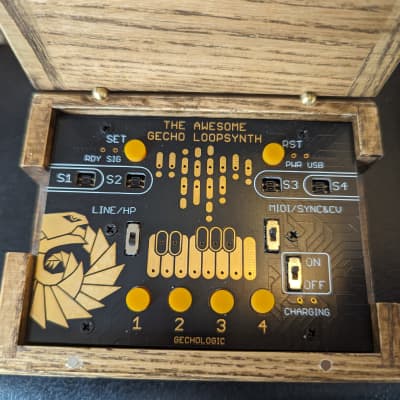 Gechologic Gecho Loopsynth V2 2018 - Plastic with Wooden Case | Reverb