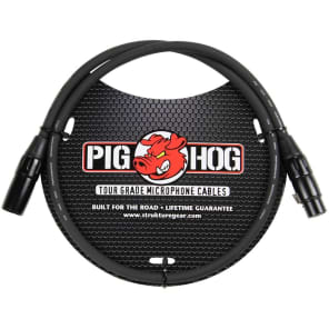 Pig Hog PHM3 XLR Microphone Cable - 3'
