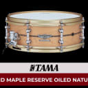Tama Star Reserve Solid Maple Snare Drum 14x5 Oiled Natural Maple