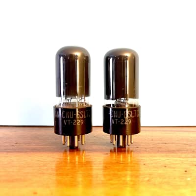 Ken-Rad 6SL7 VT-229 ECC35 JAN Mil-Spec Tubes - Matched Pair, | Reverb