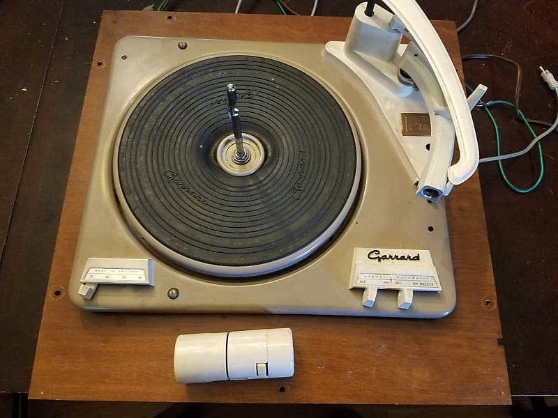 Garrard Type A Record-Changer Turntable w/o Plinth 1960s Cream