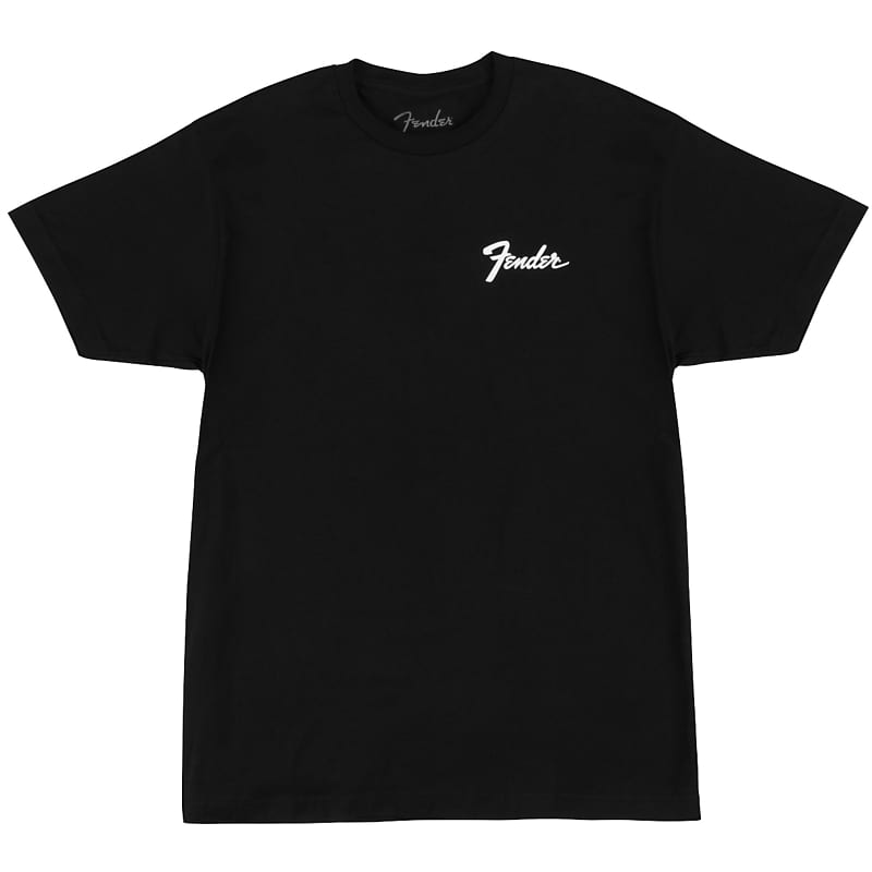 Fender T-Shirt - Transition Logo / Black - EXTRA EXTRA LARGE | Reverb