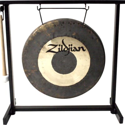Zildjian 12 Traditional Gong and Table-Top Stand Set image 1