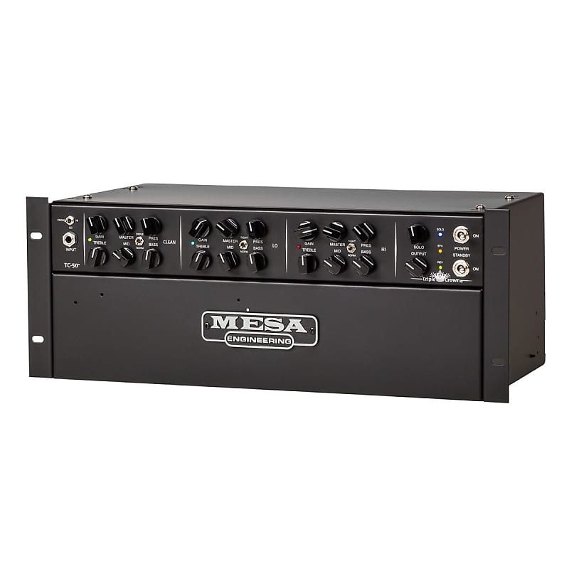 Mesa/Boogie Triple Crown TC-50 Rackmount Guitar Amplifier Head (50 Watts)