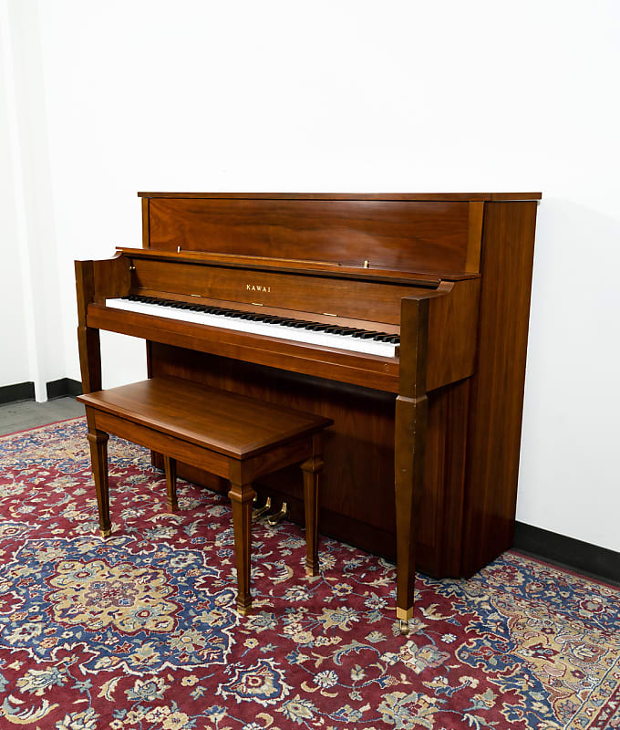 Kawai 43" 801 Upright Piano | Walnut | SN: K897377 image 1